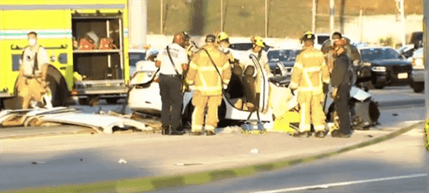 Una persona fallecida, cinco personas heridas en accidente en sentido contrario en SW Dade