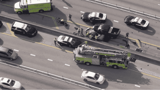2 Muertos Tras Accidente En I-95 Cerca de la Salida de Miami Gardens Drive