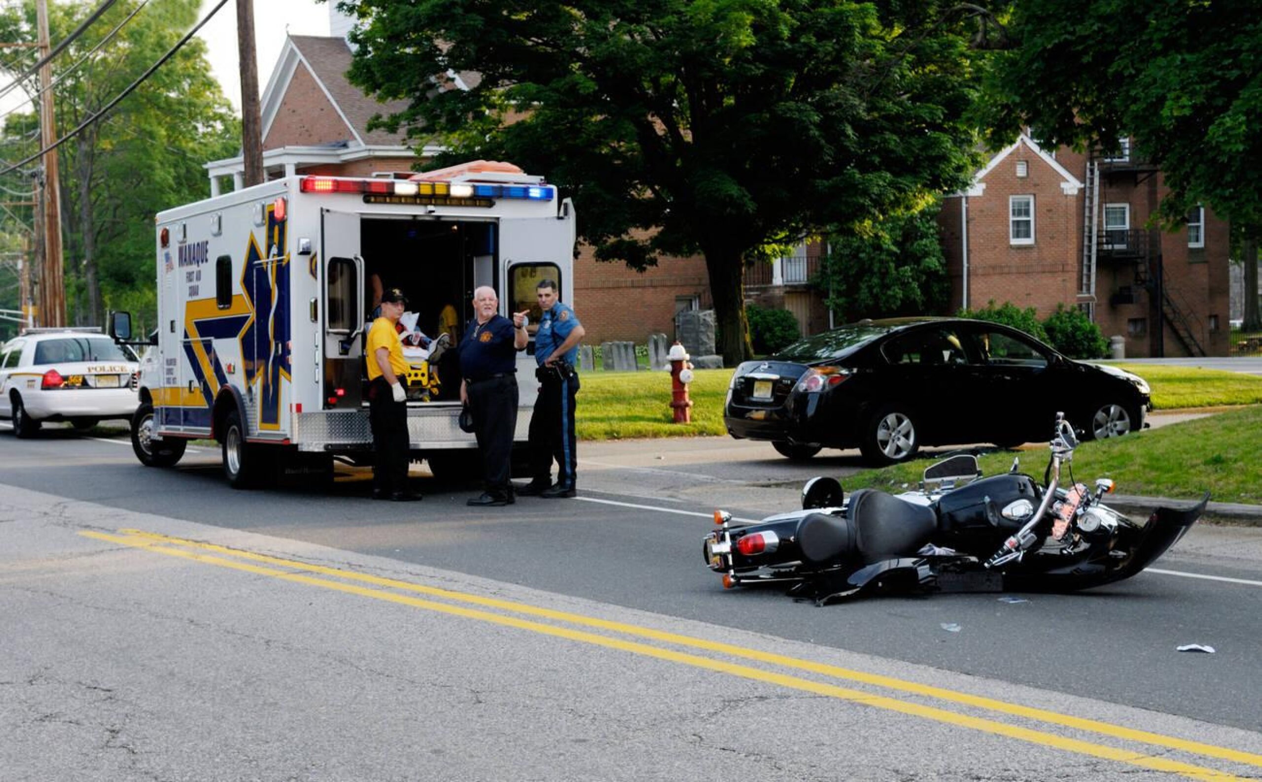 ¿Cuáles son las lesiones más comunes en un accidente de motocicleta?