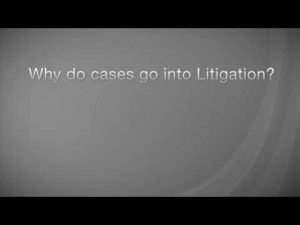 why do cases go into litigation