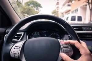 a steering wheel - car accident lawyer