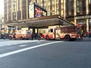 firetruck outside hospital - car accident lawyer