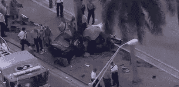 Car Slams Into Tree In A Kendall Fiery Crash, One Injured