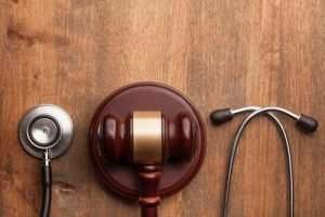 gavel and stethoscope