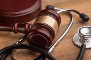 gavel and stethoscope
