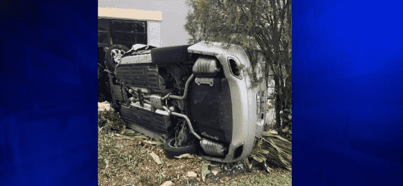 Car Crashes Into Davie Home; Driver Suffers Injuries