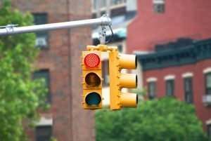 red traffic light