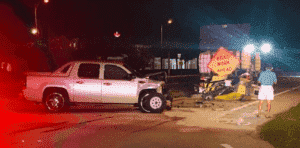 1 injured in truck rear ender