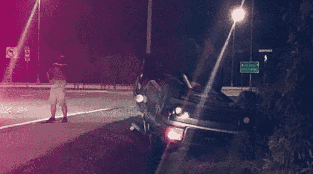 Truck Flips After Three Oaks Parkway Rollover Crash