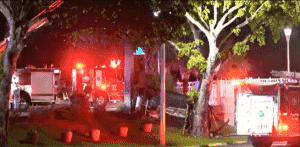 Critical rollover crash Naples