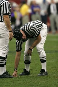 Florida-Georgia game in Jacksonville Referee on the field at TIAA Stadium