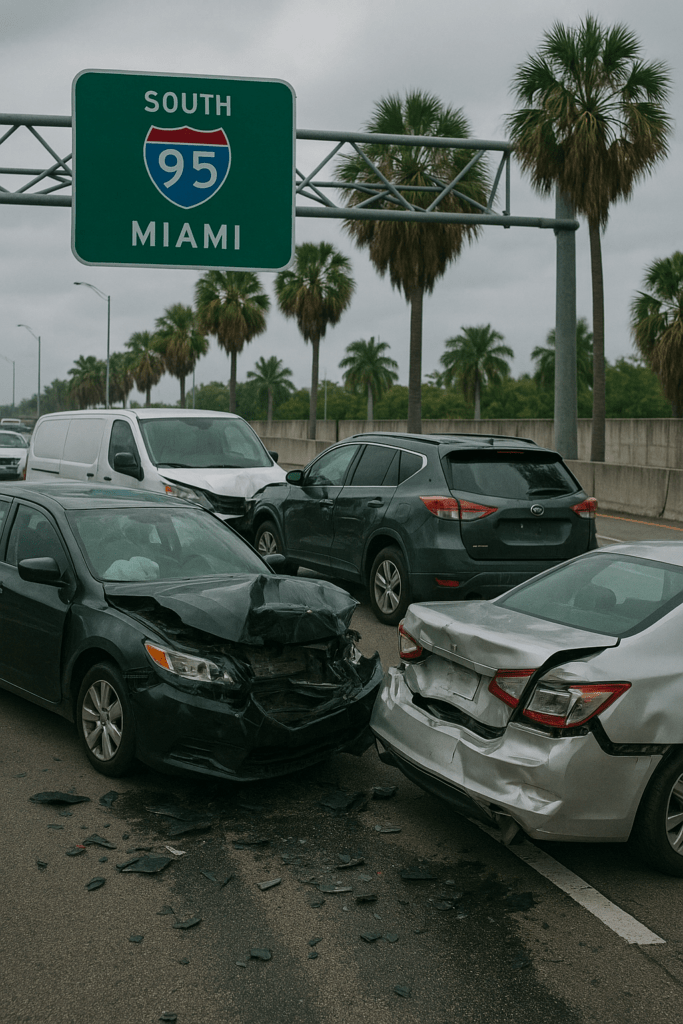 -95 Multi-Car Collision