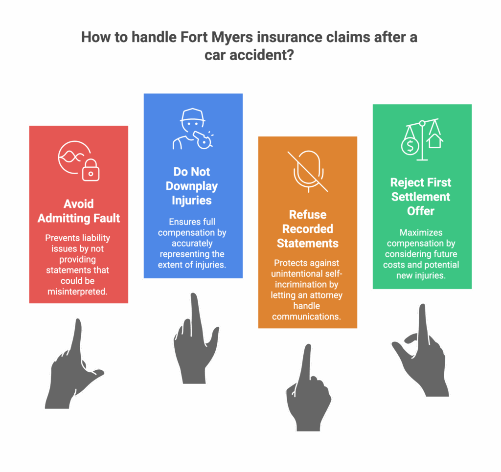 How to handle Fort Myers insurance claims after a car accident?