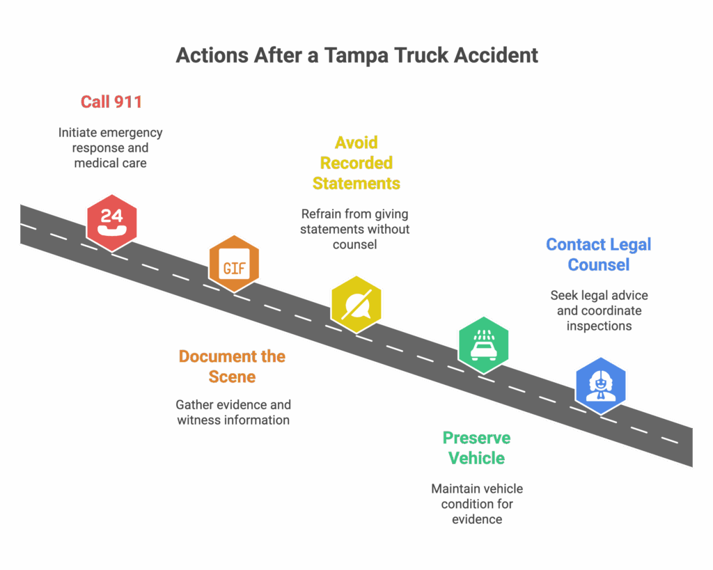 What To Do After A Tampa Truck Accident