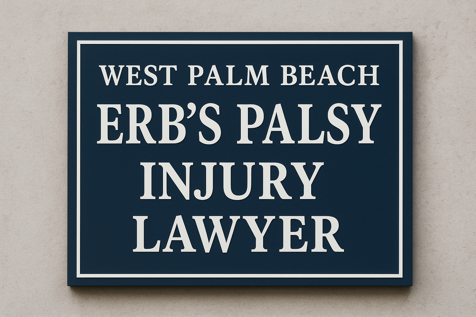 West Palm Beach Erb’s Palsy Injury Lawyer