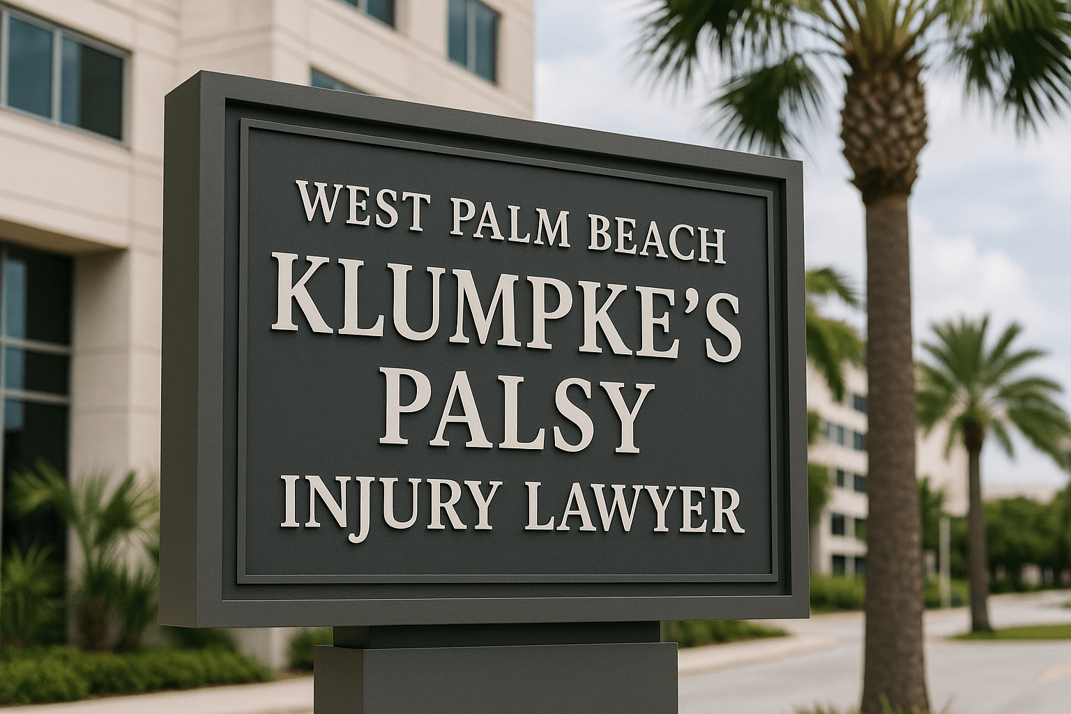 West Palm Beach Klumpke’s Palsy Injury Lawyer