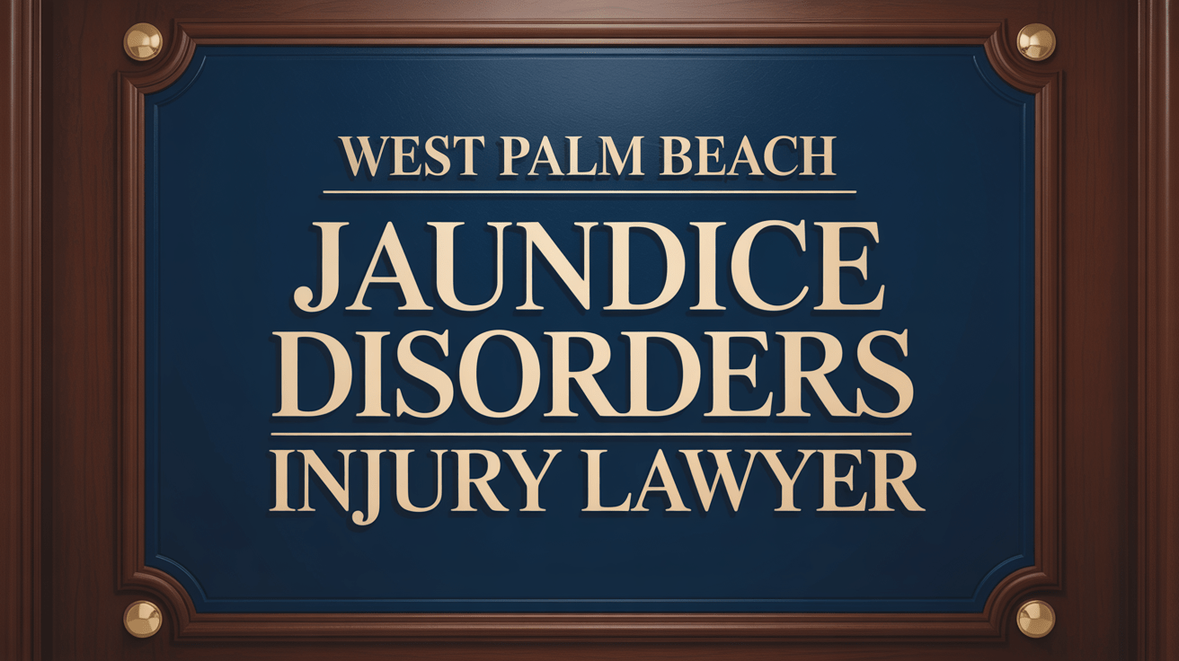 West Palm Beach Jaundice Disorders Injury Lawyer