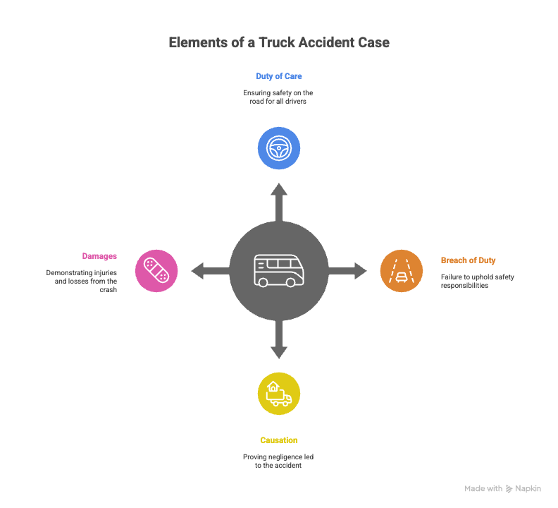 Elements of a Truck Accident Case