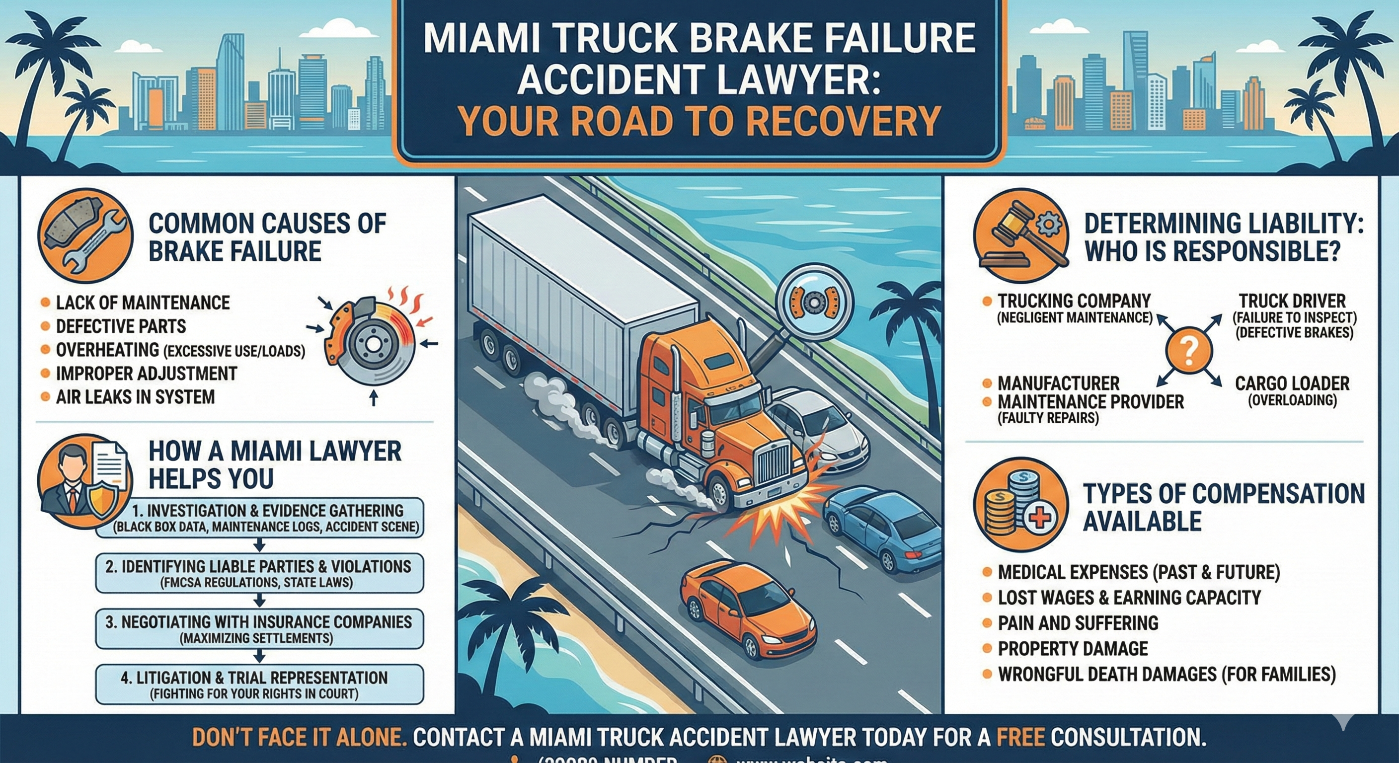 Miami Truck Brake Failure Accident Lawyer