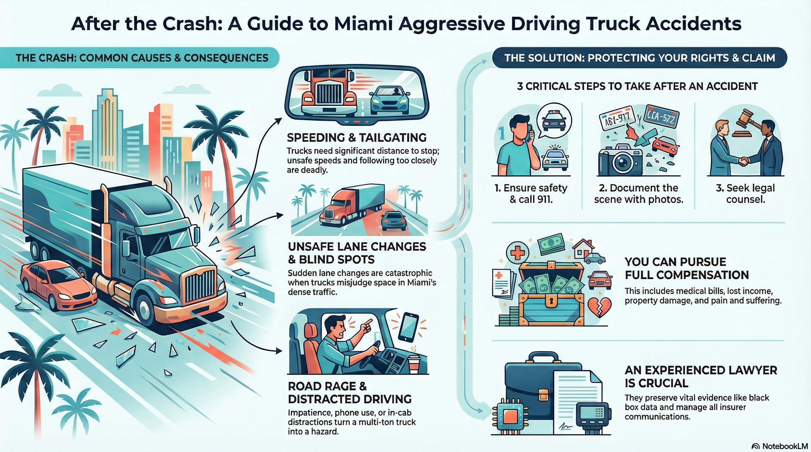Miami Aggressive Driving Truck Accident Lawyer