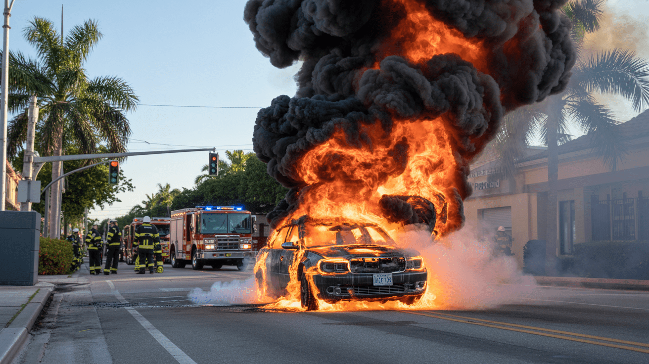 Fort Lauderdale Vehicle Fire Injury Lawyer