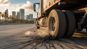 Miami Truck Tire Blowout Accident Lawyer