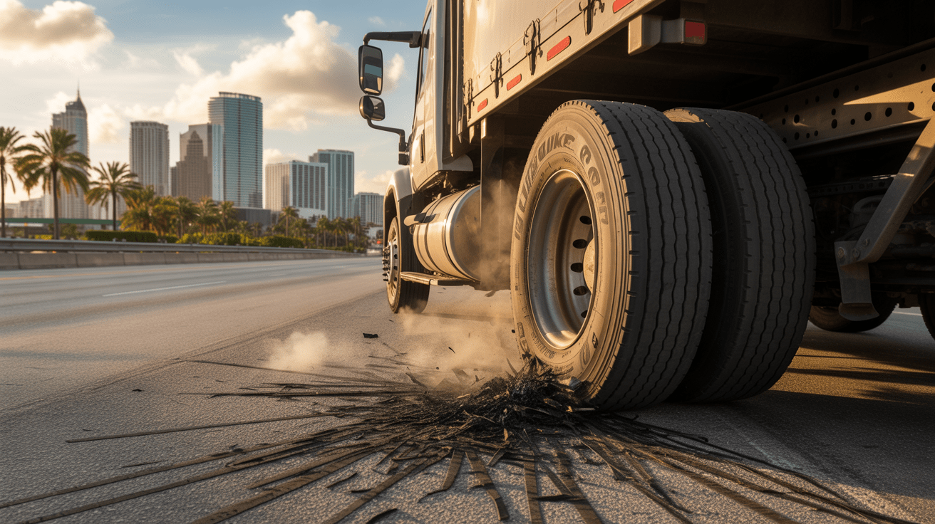 Miami Truck Tire Blowout Accident Lawyer