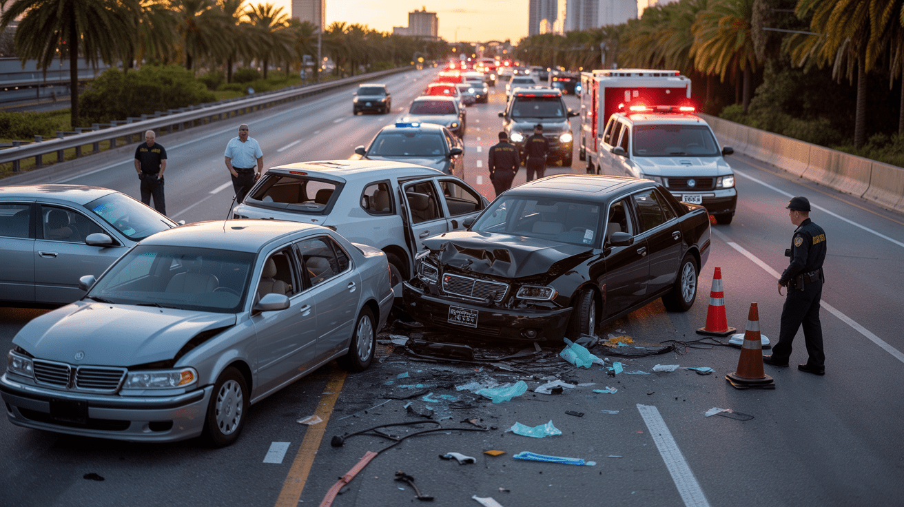 Fort Lauderdale Multi-Vehicle Accident Injury Lawyer