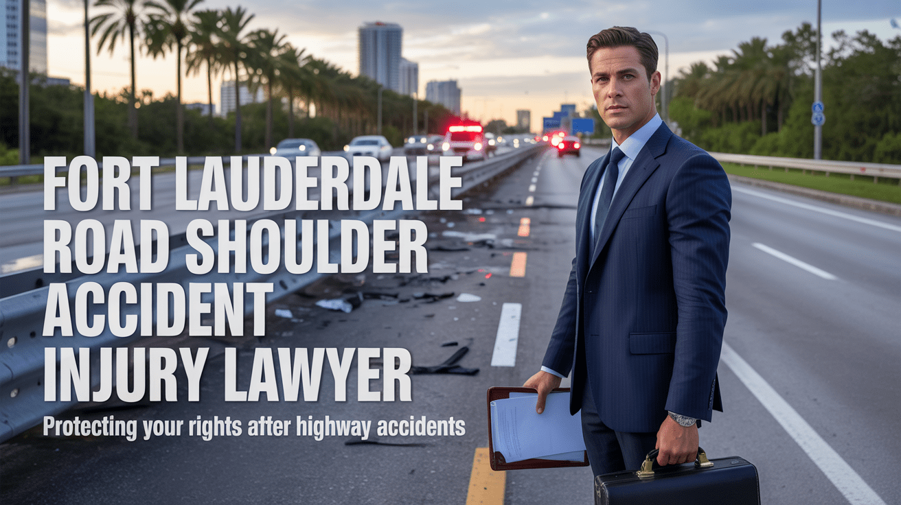 Fort Lauderdale Road Shoulder Accident Injury Lawyer