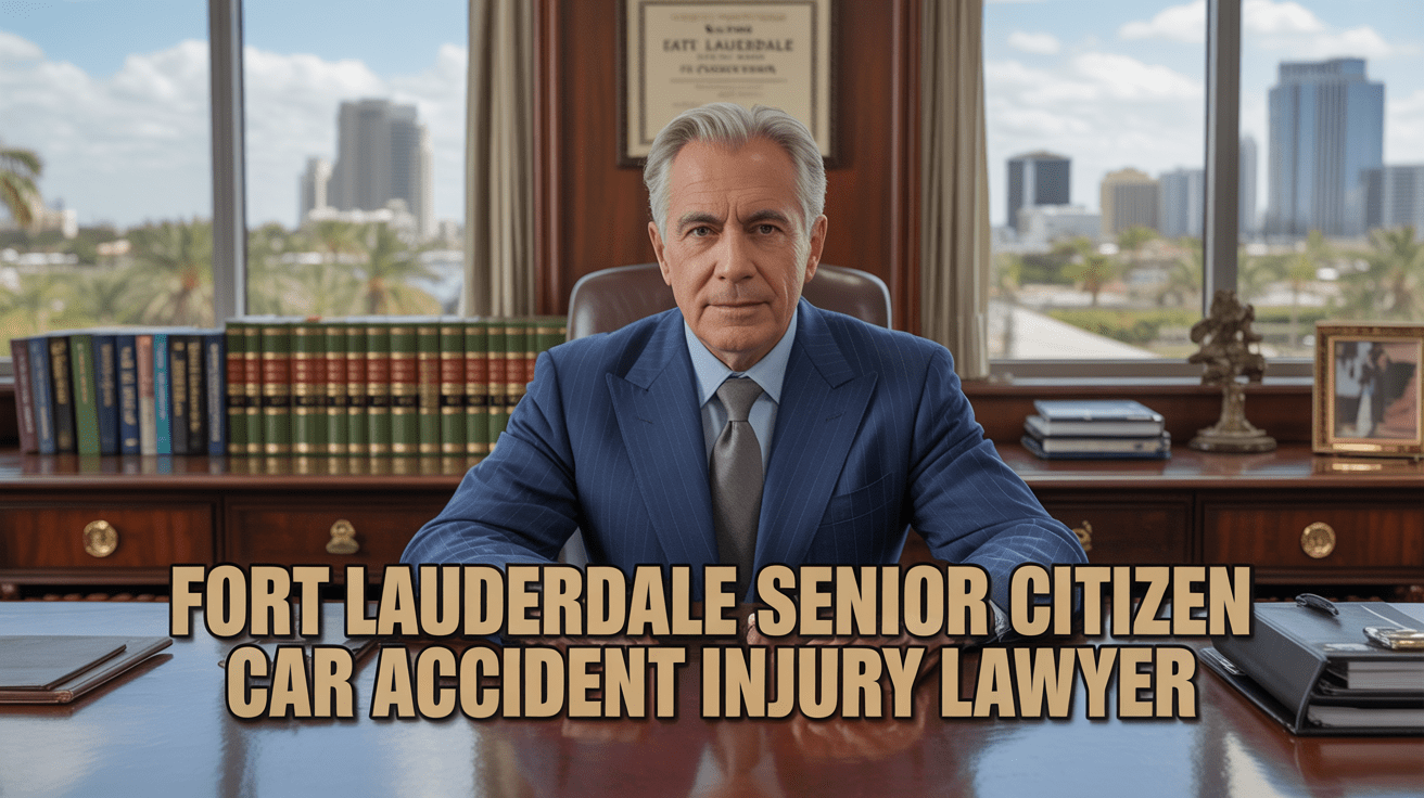 Abogado de accidentes de tráfico para personas mayores en Fort Lauderdale