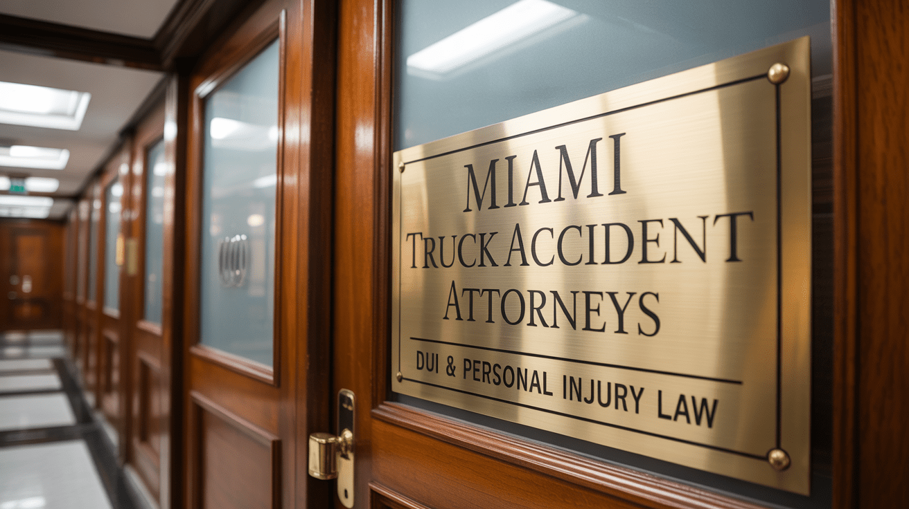 Miami Drunk Driving Truck Accident Lawyer