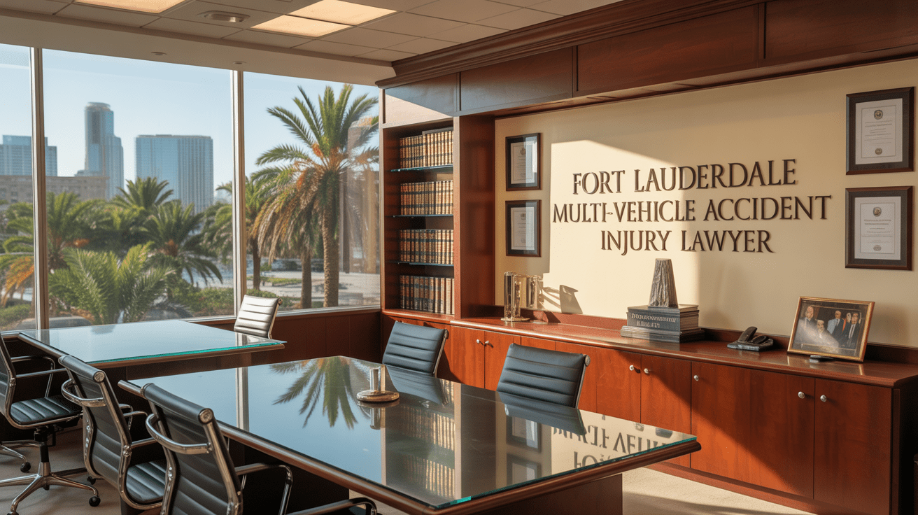 Fort Lauderdale Multi-Vehicle Accident Injury Lawyer