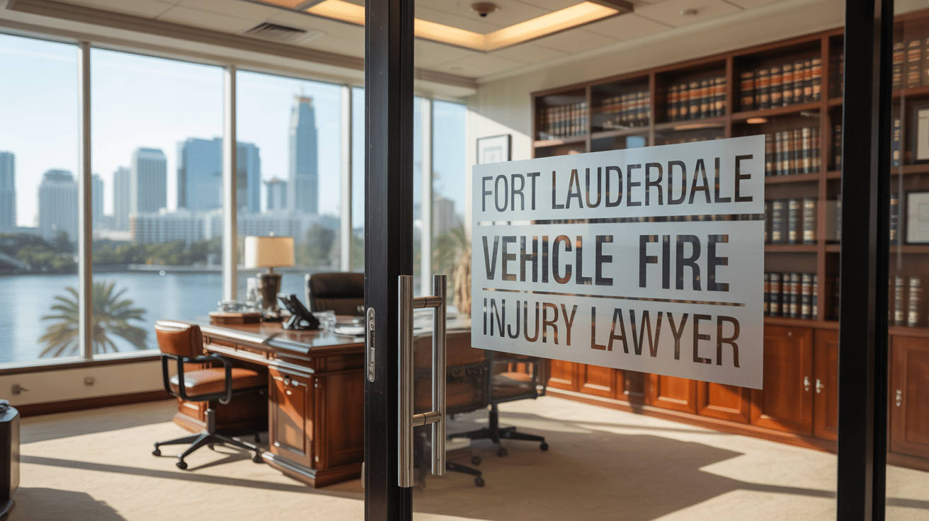 Fort Lauderdale Vehicle Fire Injury Lawyer