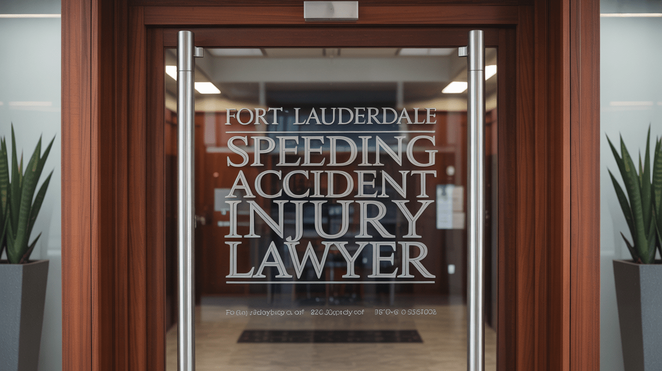 Fort Lauderdale Speeding Accident Injury Lawyer