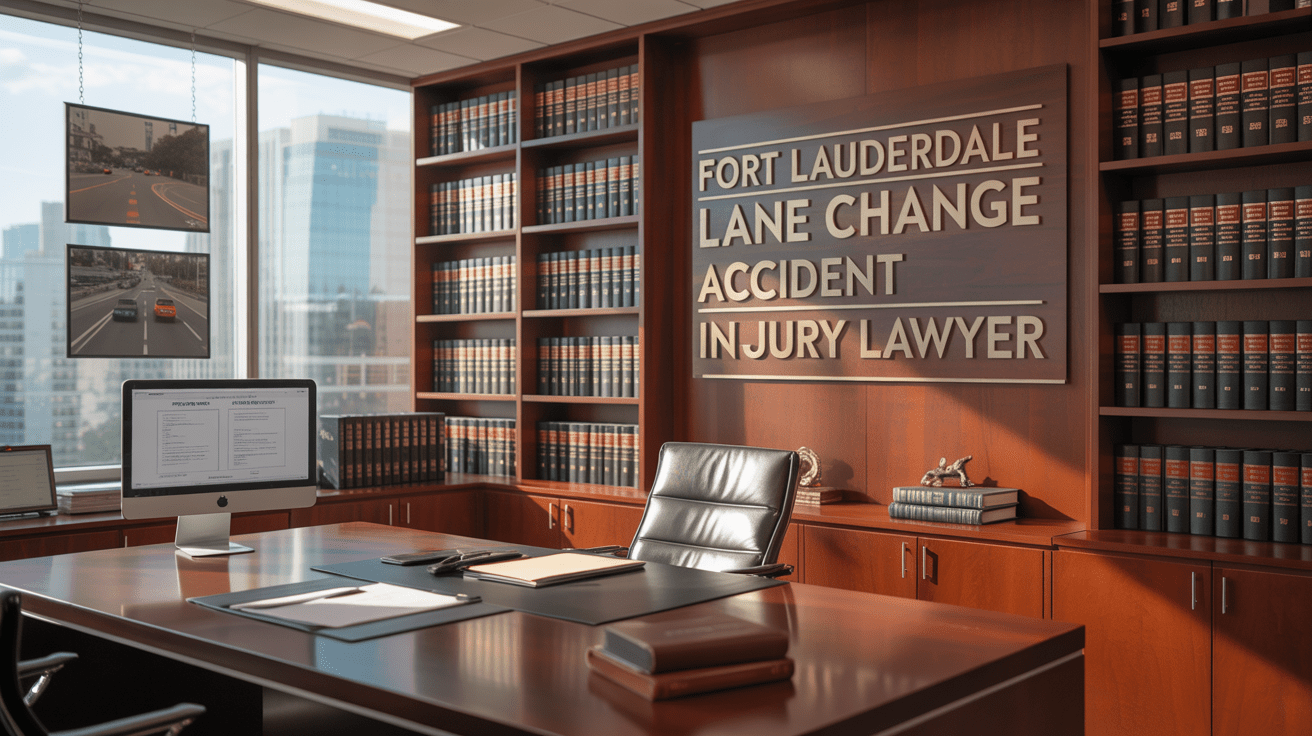 Fort Lauderdale Lane Change Accident Injury Lawyer