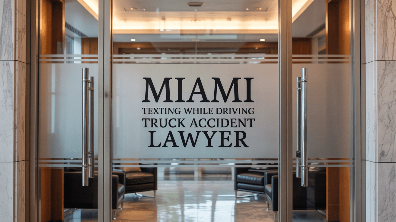 Miami Texting While Driving Truck Accident Lawyer