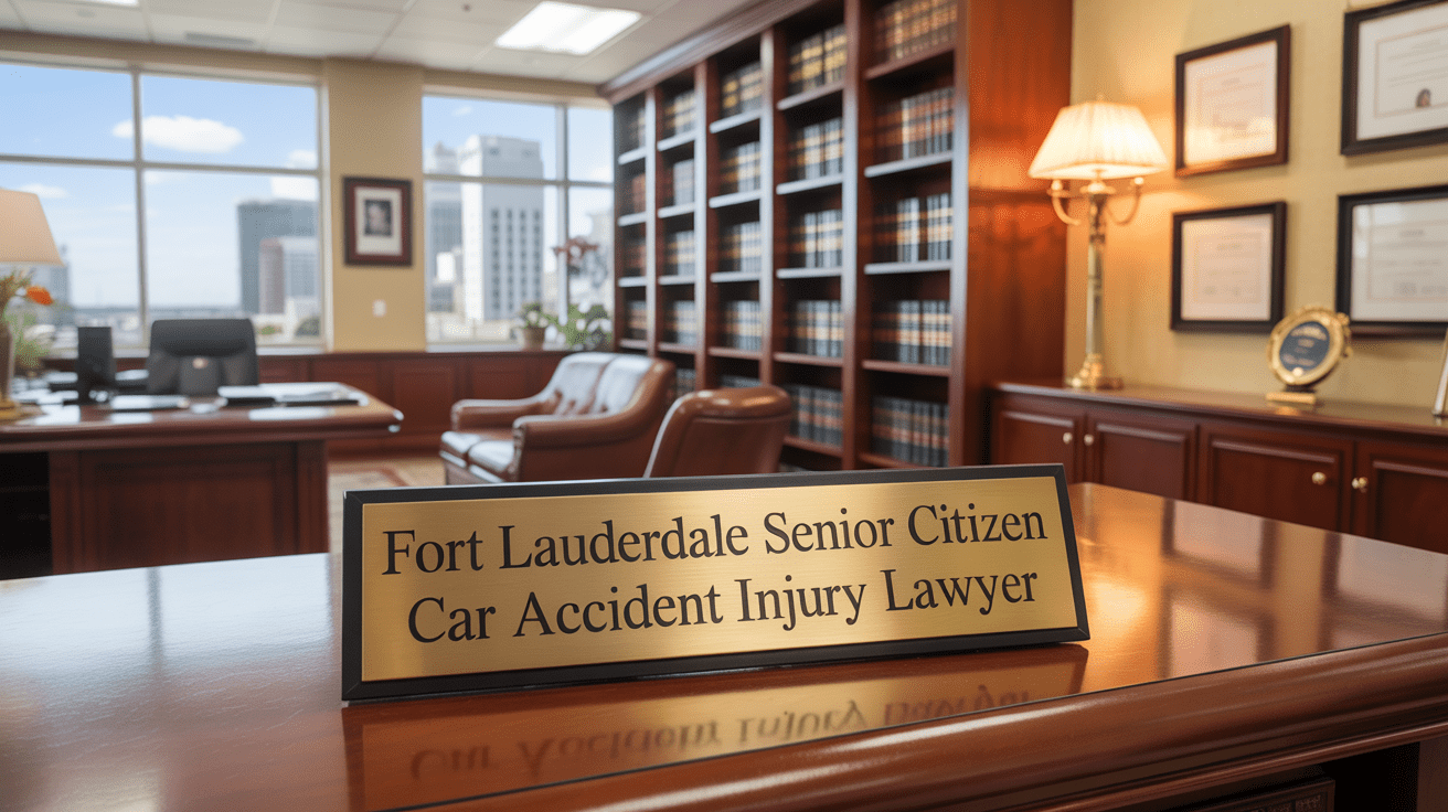 Abogado de accidentes de tráfico para personas mayores en Fort Lauderdale