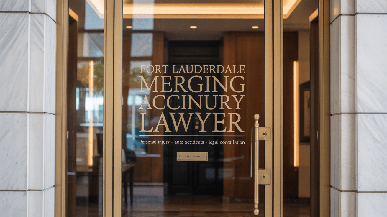 Fort Lauderdale Merging Accident Lawyer
