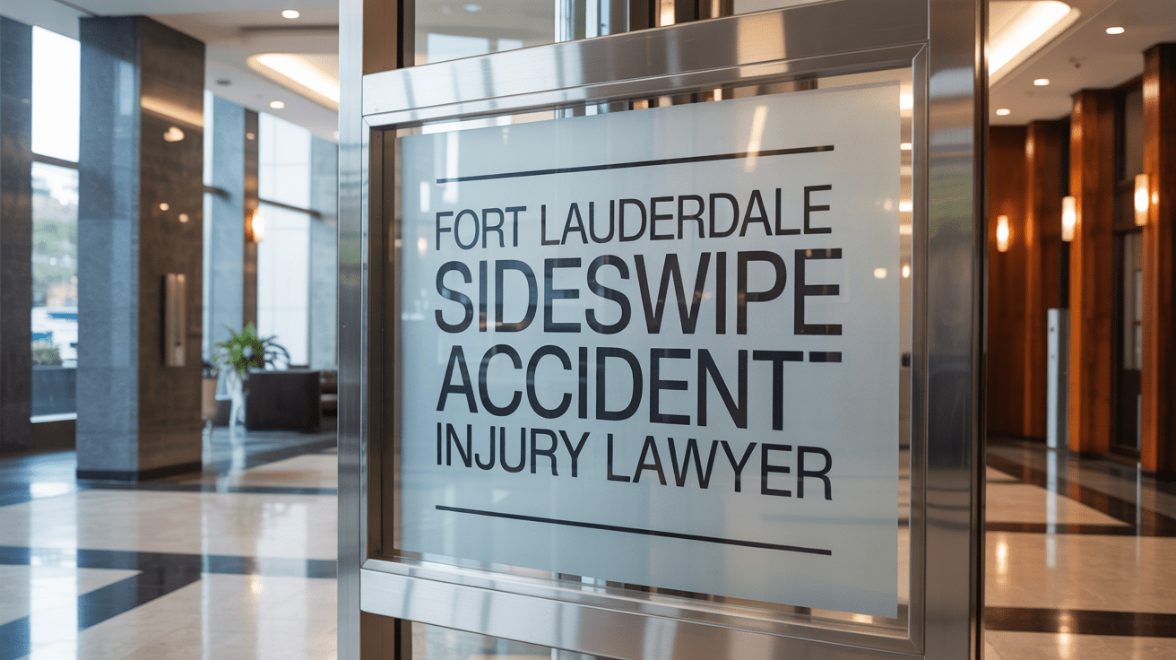 Fort Lauderdale Sideswipe Accident Injury Lawyer