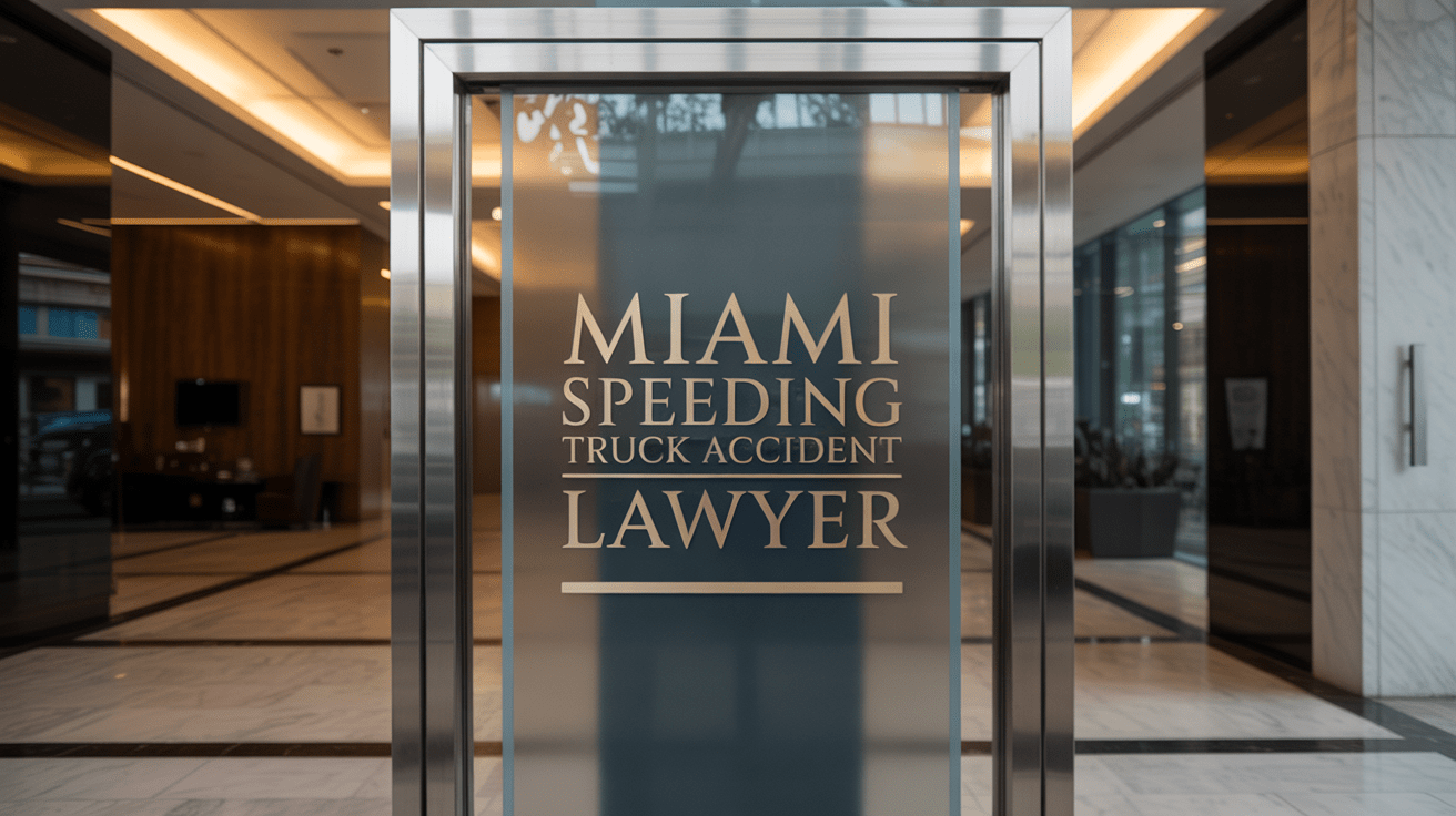 Miami Speeding Truck Accident Lawyer