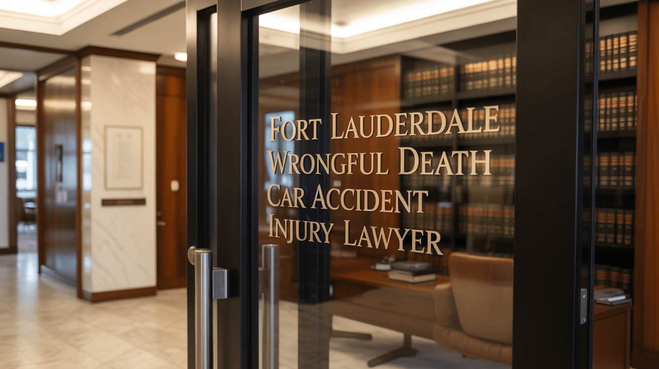Abogado de lesiones por accidente de coche por muerte por negligencia en Fort Lauderdale