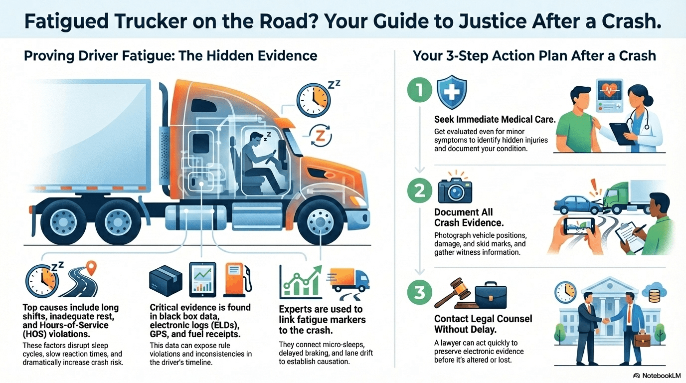 Miami Truck Driver Fatigue Accident Lawyer