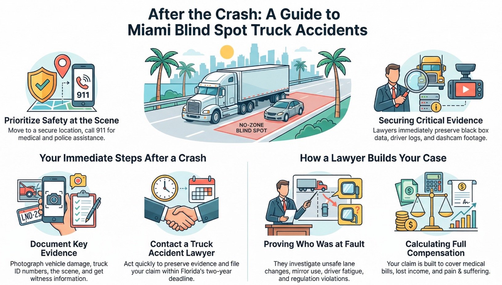 Miami Blind Spot Truck Accident Lawyer