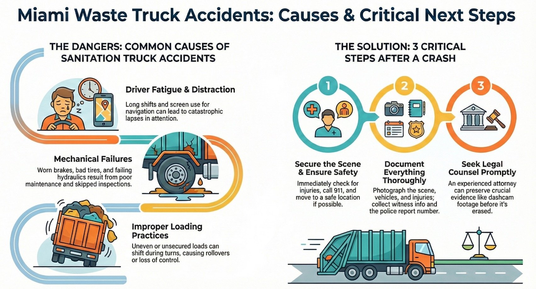 Miami Waste Management Truck Accident Lawyer