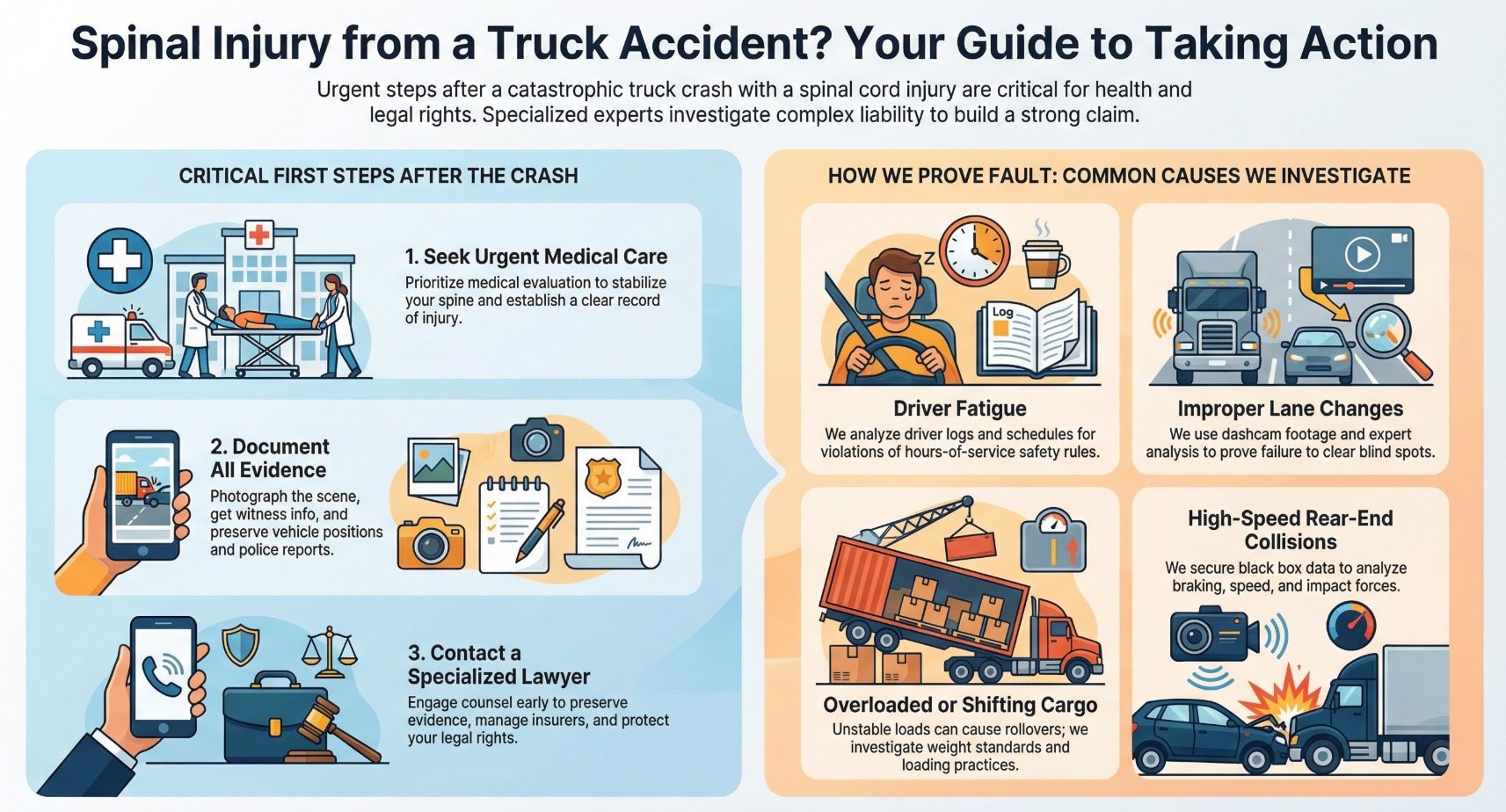 Miami Truck Accident Spinal Cord Injury Lawyer