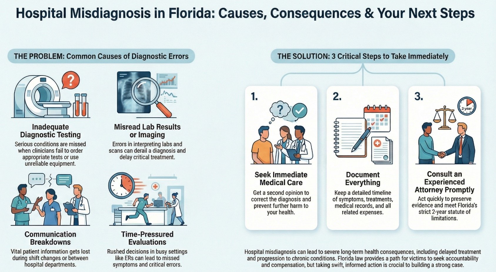Florida Hospital Misdiagnosis Injury Lawyer