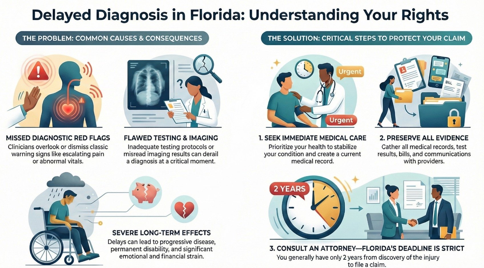 Florida Delayed Diagnosis Malpractice Injury Lawyer