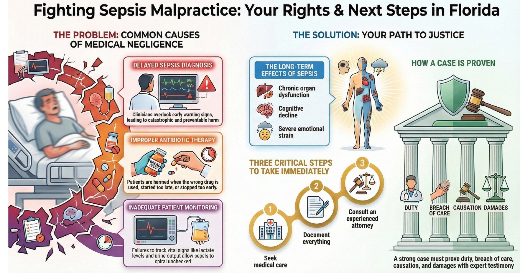 Florida Hospital Sepsis Malpractice Injury Lawyer