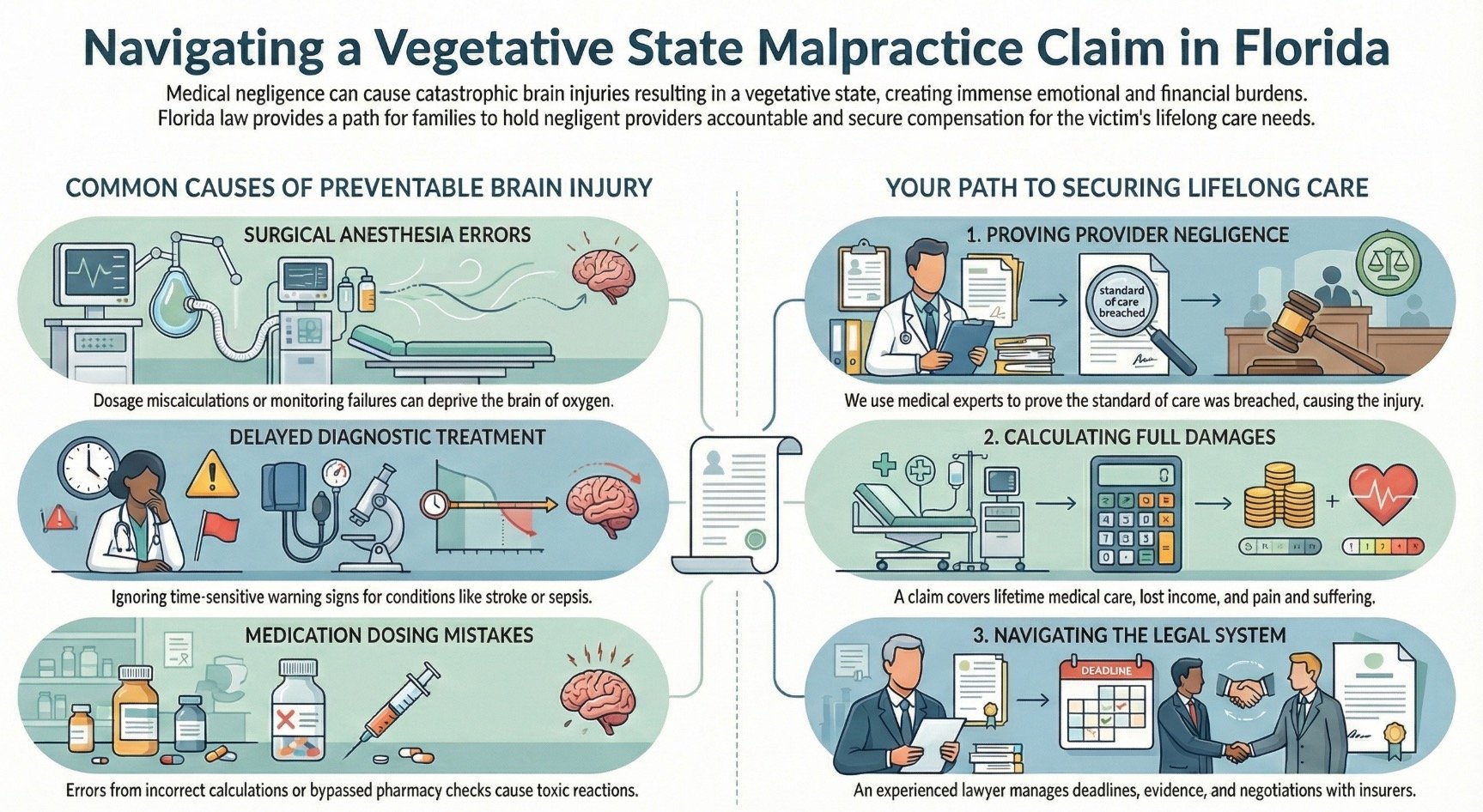 Florida Vegetative State Malpractice Injury Lawyer