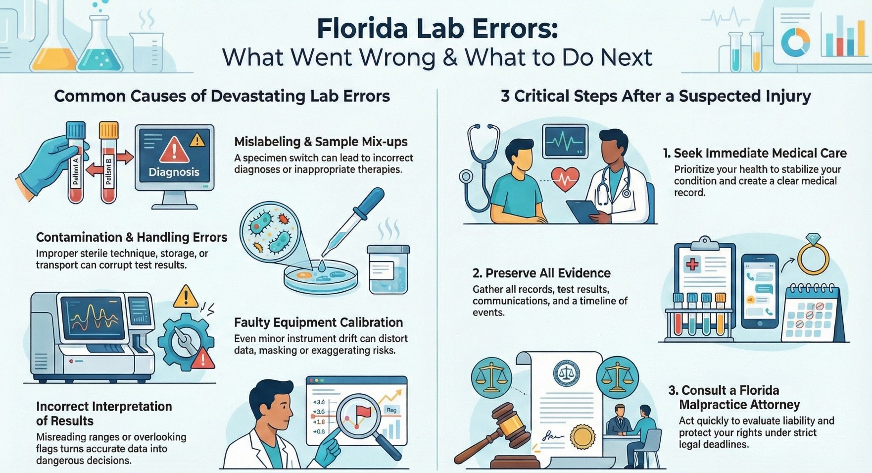 Florida Lab Error Malpractice Injury Lawyer